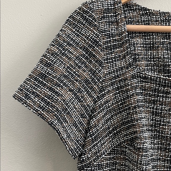 Calvin Klein brown and black tweed dress size 8 new - Picture 4 of 16